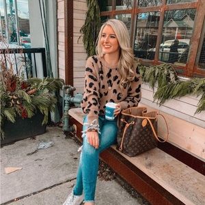 Leopard Sweater | One Size | Goodnight Macaroon